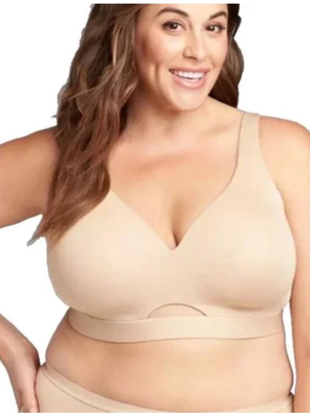 Cacique Nude T-Shirt Bra - Comfortable Everyday Support No-Wire Size 42DD